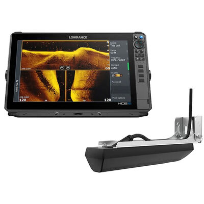 Lowrance HDS PRO 16 Fishfinder Chartplotter with Preloaded C-MAP Discover OnBoard, Active Imaging HD Transducer