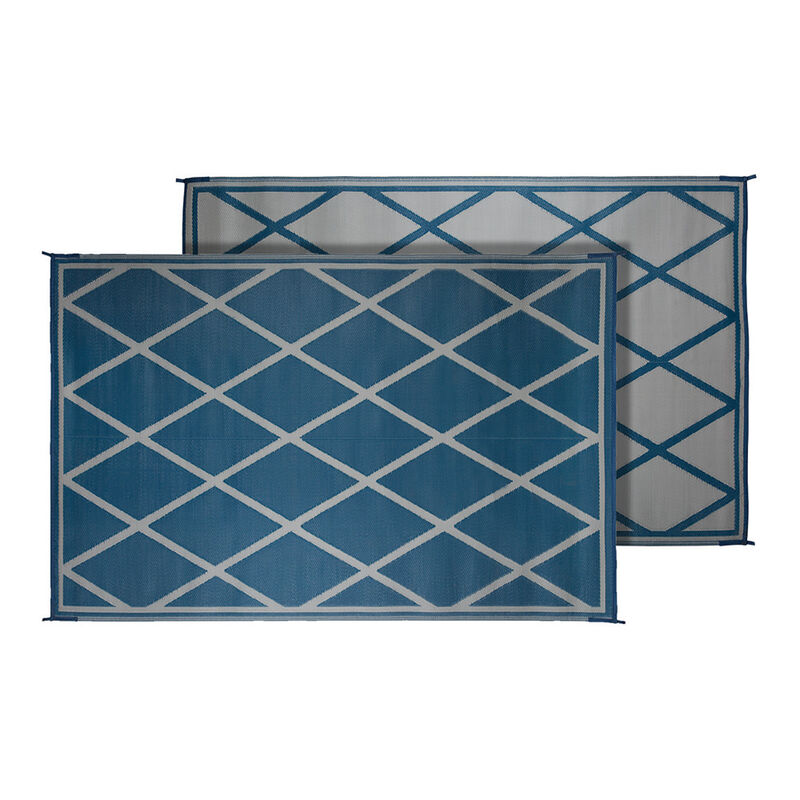 Faulkner Reversible RV Patio Mat, Diamond Design image number 1