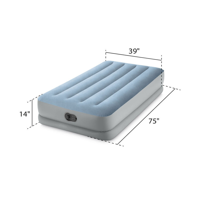Intex Dura-Beam Plus Comfort 14" Air Mattress with Built-In Air Pump image number 7