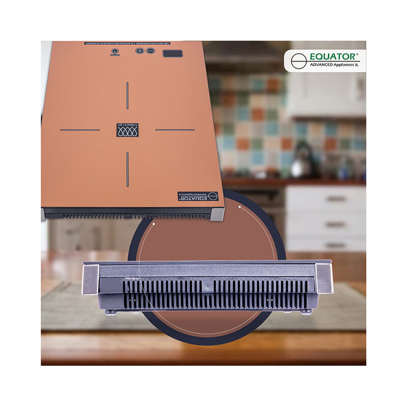 Equator PIC 100 Portable 11" Single-Burner Induction Cooktop with Handle, Copper image number 11