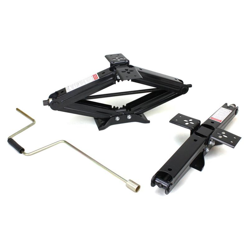 Lippert 5000-lb. Manual RV Scissor Jack Kit, 24", 2-Pack image number 1