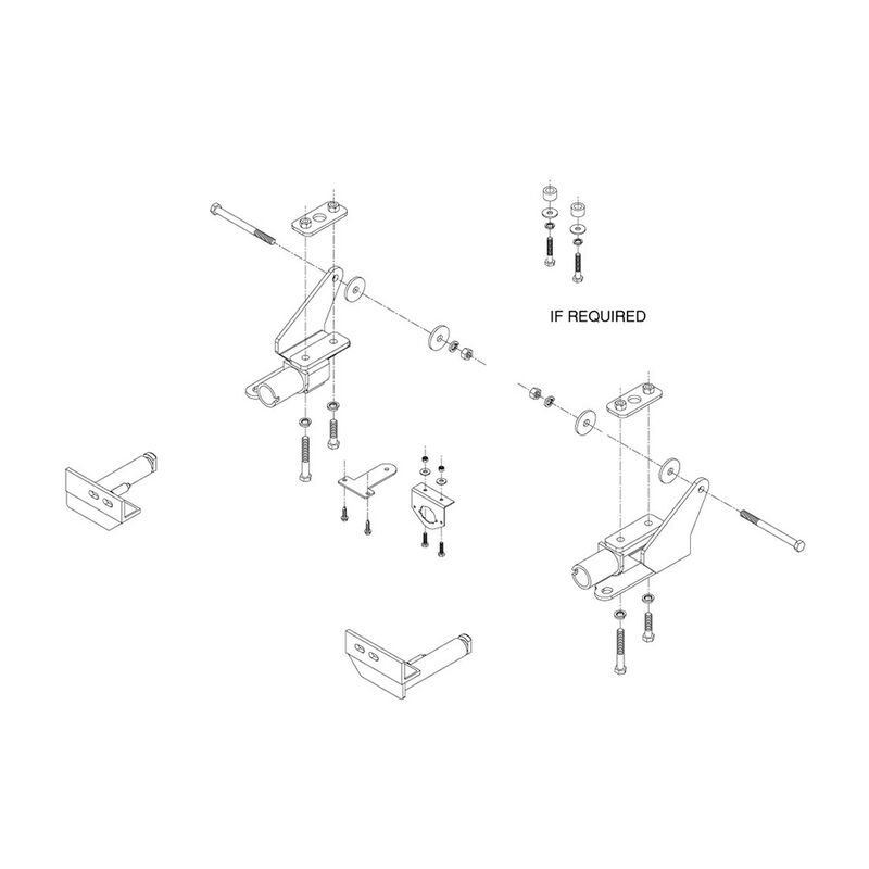 Roadmaster 524431-4 Crossbar-Style Baseplate Kit, Select Ford Expedition, F-150 image number 4