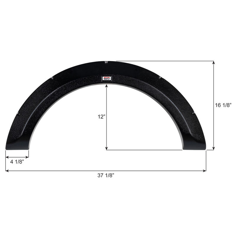 Jayco FS6704 Single Axle Fender Skirt, Black image number 2