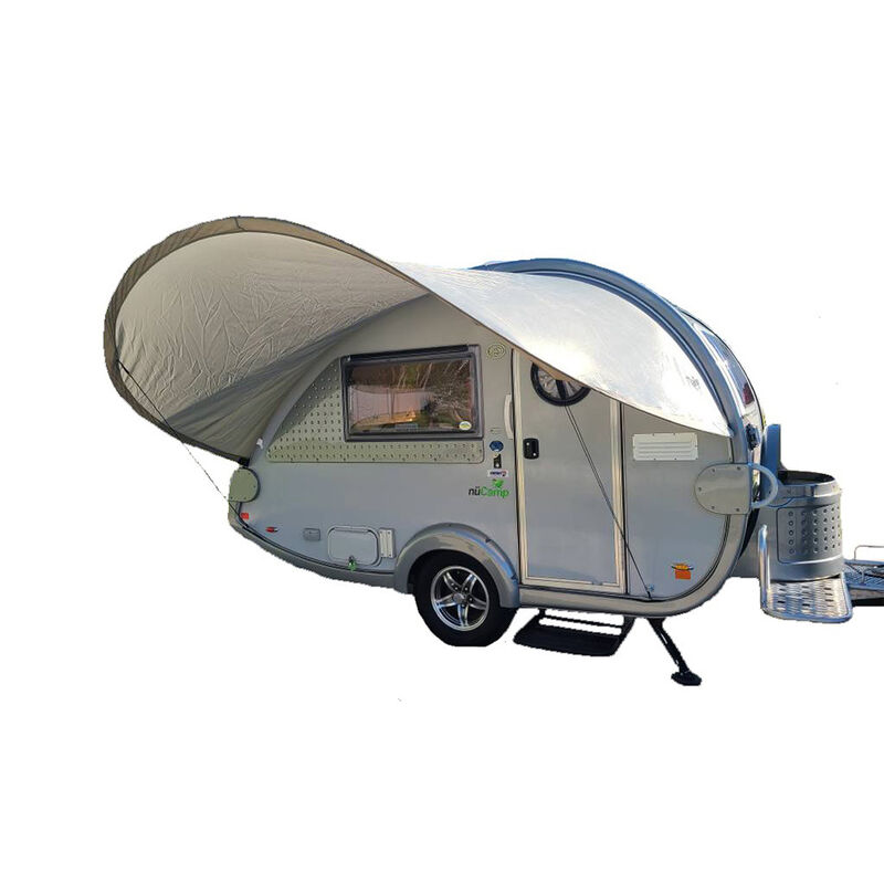 PahaQue Wilderness NuCamp T@B 320 Trailer Visor, Silver w/Silver Trim image number 1