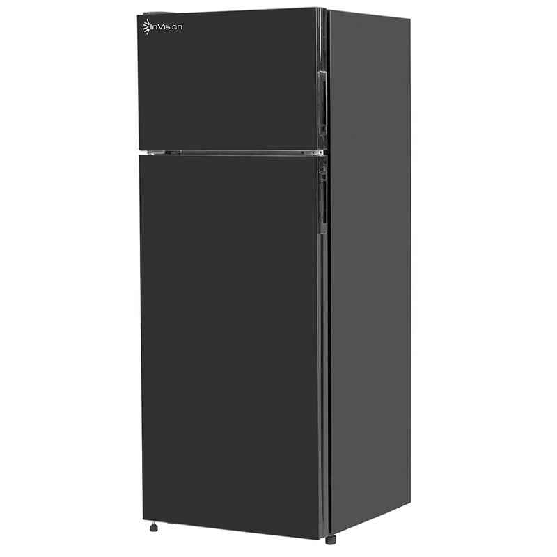 Invision 8CU Top Mount RV Fridge&mdash;Black (Left) image number 1