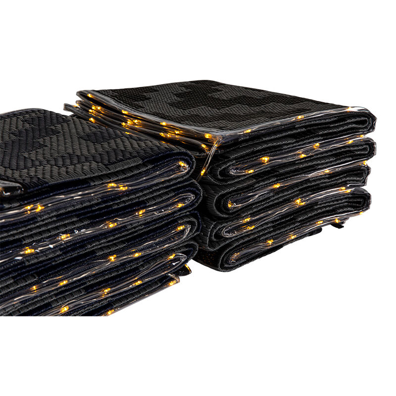 Lippert LED Illuminated RV Patio Mat w/ Carry Bag, Diamond Pattern image number 3