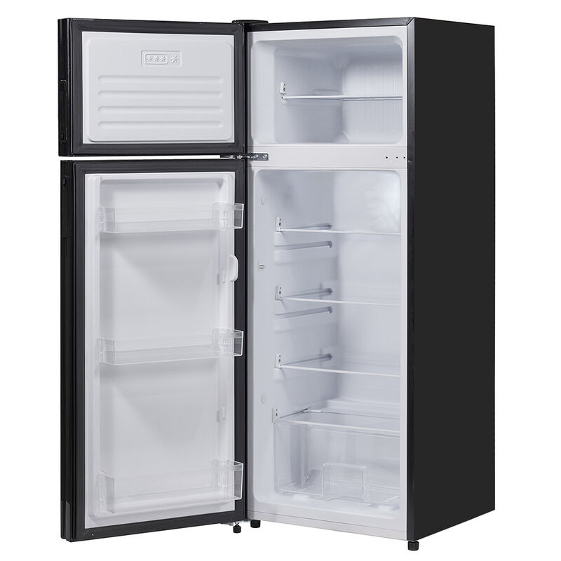 Invision 8CU Top Mount RV Fridge&mdash;Black (Left) image number 2