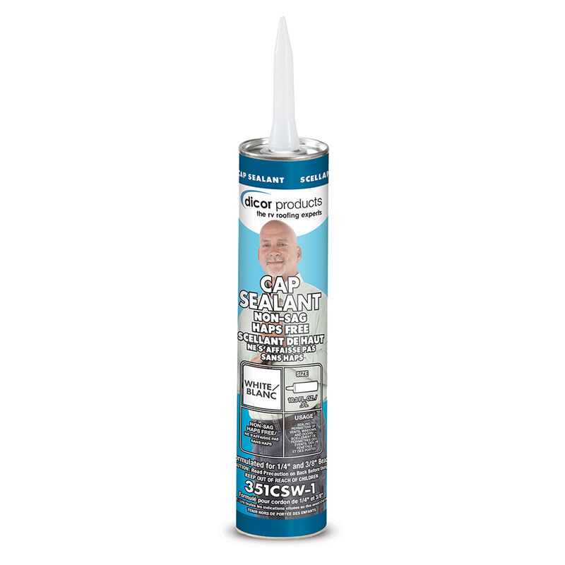 Dicor Cap Sealant, 10-oz. Tube, White image number 1