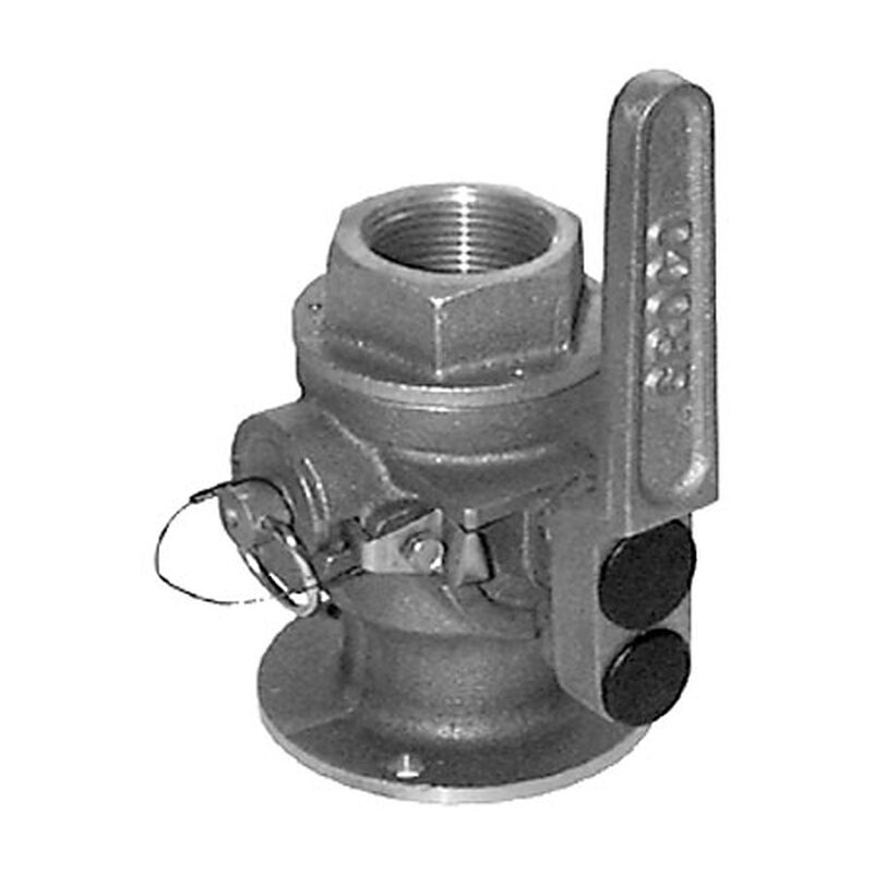 Full-Flow Flanged Ball-Type Seacock, 2-1/2" Connection image number 1