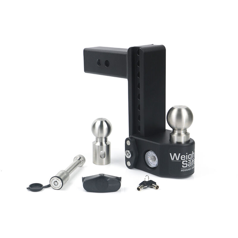 Weigh Safe Steel Drop Hitch w/Keyed Alike Key Lock and Hitch Pin image number 3
