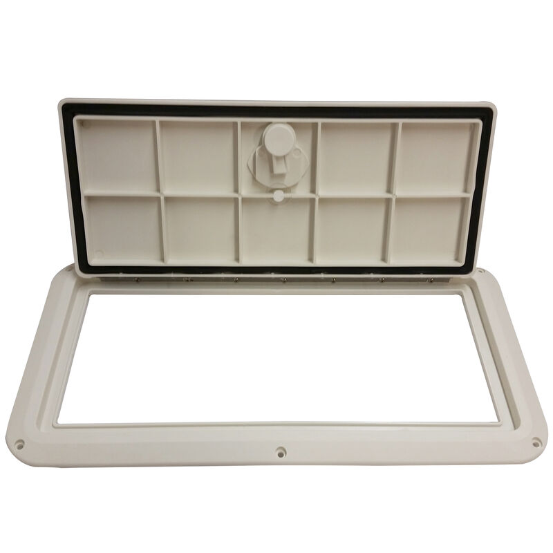 DPI Marine DPF Marine Creamy White Fulsh Series Hatch Door, 9" x 18" O.D. frame image number 2