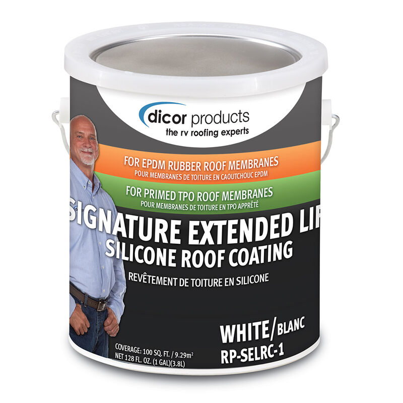 Dicor Silicone White Roof Coating, Gallon image number 1