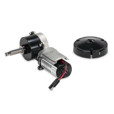 Dometic 9200 Series Awning Drive Motor Assembly with End Cap, Black