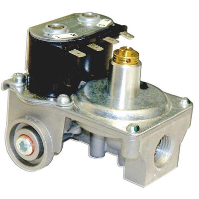 Gas Valve, Straight, 3/8" NPT Inlet & 1/4" Loxit Outlet, DSI SW Model, Water Heater