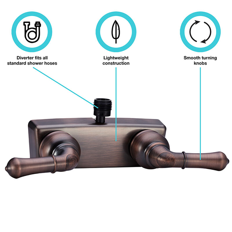 Dura Faucet Classical RV Shower Faucet, Oil Rubbed Bronze image number 5