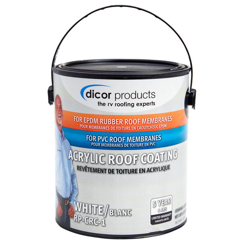 Dicro Acrylic Coating for EPDM/PVC Roofing, 1 Gallon image number 1