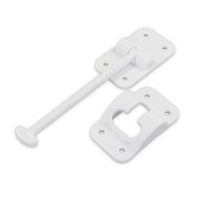JR Products 6" T-Style Door Holder, Polar White