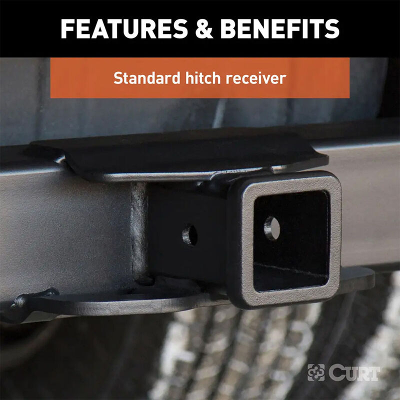 CURT 15800 Commercial-Duty Class 5 Trailer Hitch, 2-1/2" Receiver, Select Chevy, GMC, Dodge, Ram image number 4
