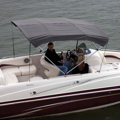 Shademate Bimini Top Polyester Fabric and Boot Only, 4-Bow 8'L, 42"H, 79"-84"W