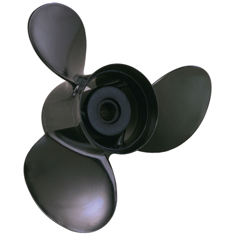 Michigan Wheel 3-Blade Prop, Pressed Rubber Hub / Aluminum, 12.25 dia x 9, RH image number 1
