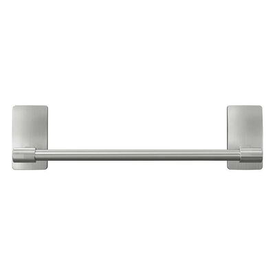 Command Bath 9&rdquo; Hand Towel Bar, Satin Nickel