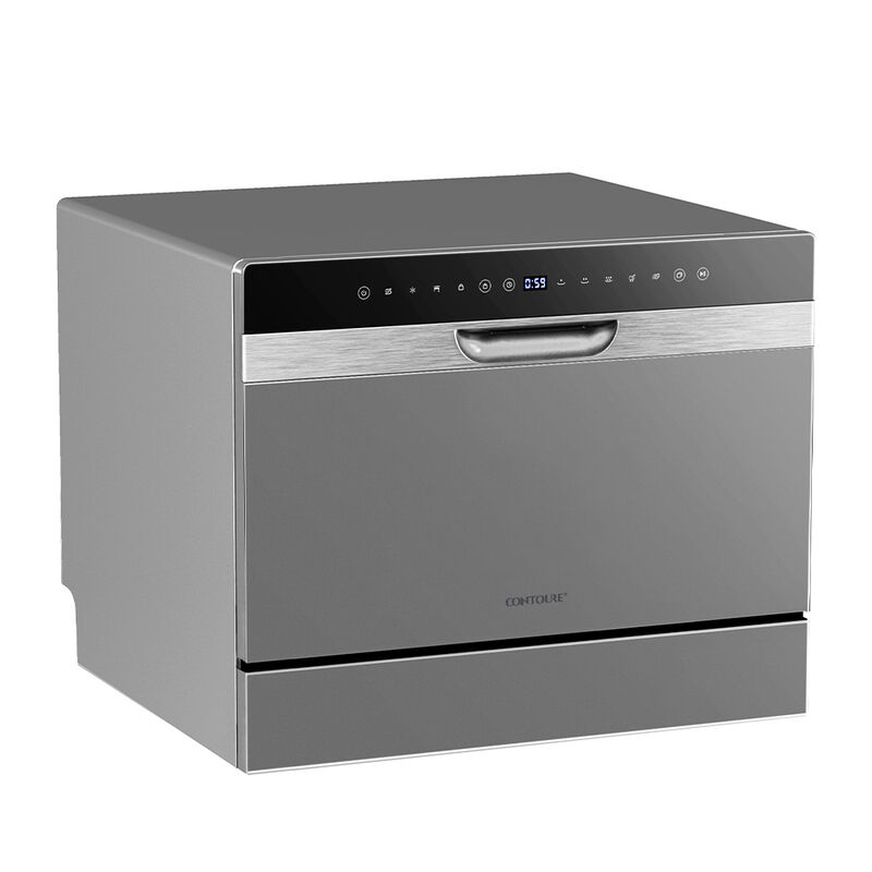 CONTOURE Compact Countertop or Built-In Dishwasher, Titanium image number 1