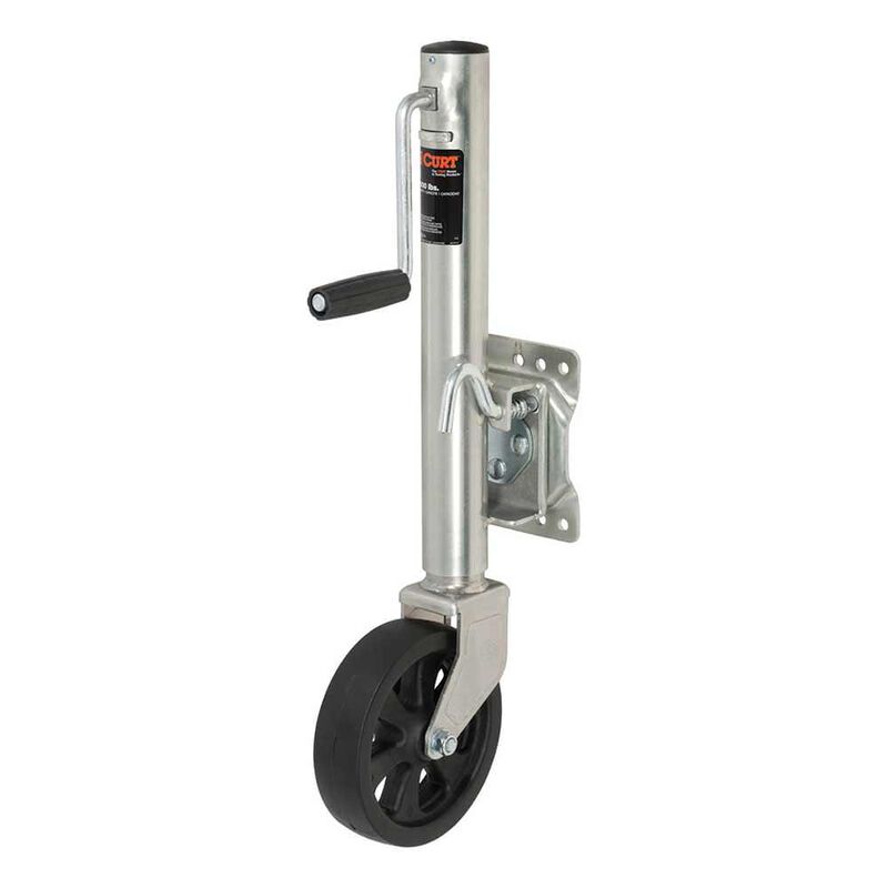 CURT Marine Jack, 1,500 lbs. wt. capacity, 10" travel, 8" dia. wheel image number 1