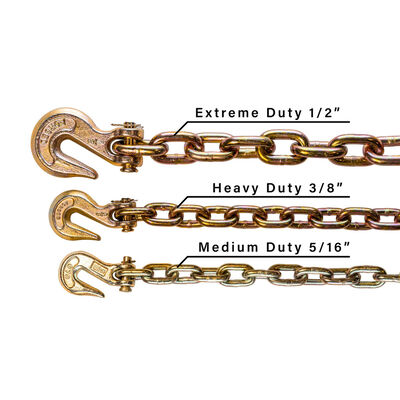 BulletProof Medium-Duty 5/16" Transport Chain, 12'