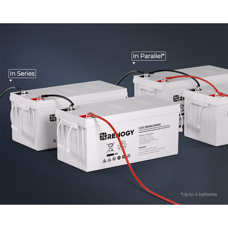 Renogy 12 Volt 200Ah Deep Cycle AGM Battery image number 6