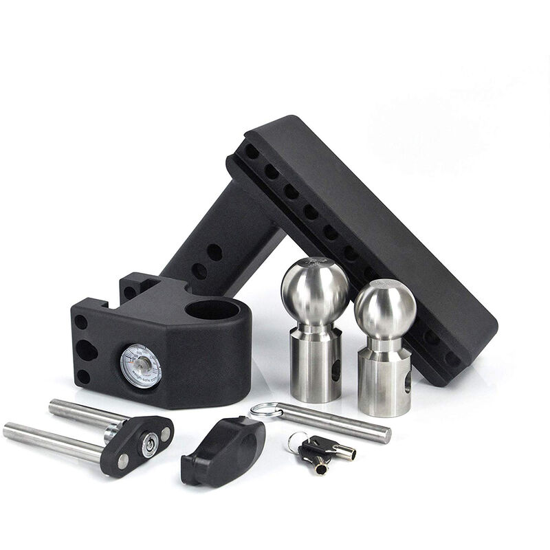 Weigh Safe Steel Drop Hitch, SWS6-2.5, 6" Drop, 2" Shank image number 2
