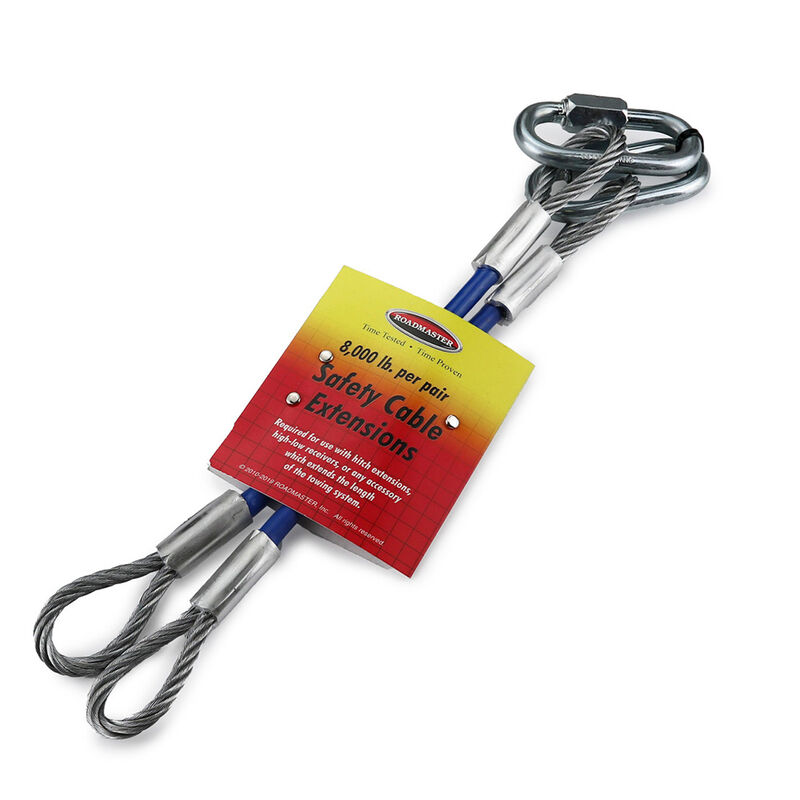 12" Roadmaster Safety Cable Extension - 8,000 lbs (2-Pack) 910648-12 image number 1