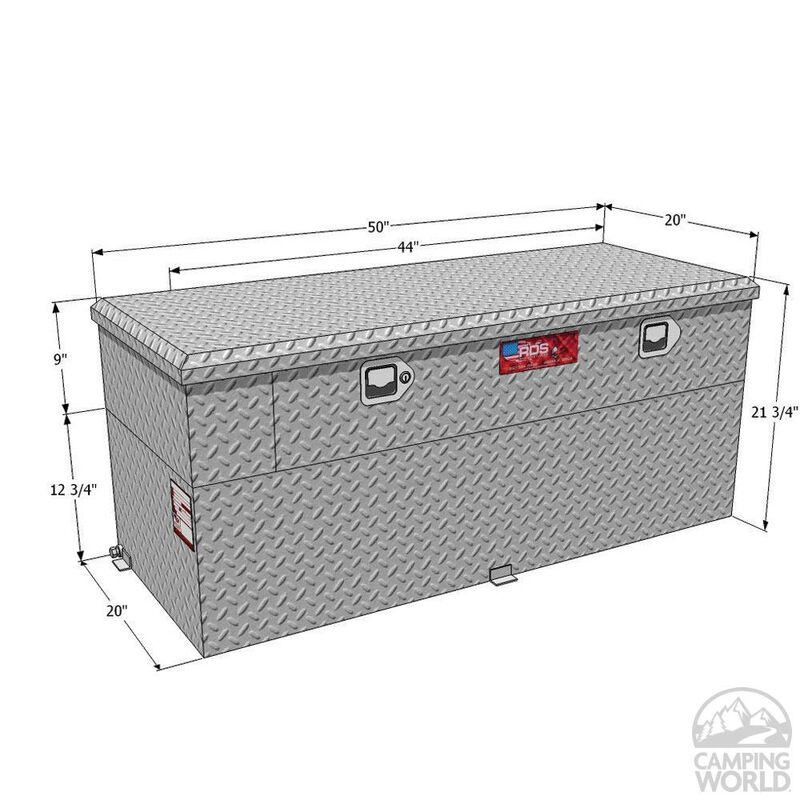 51 gallon Auxiliary Combo Fuel & Tool Boxes image number 2