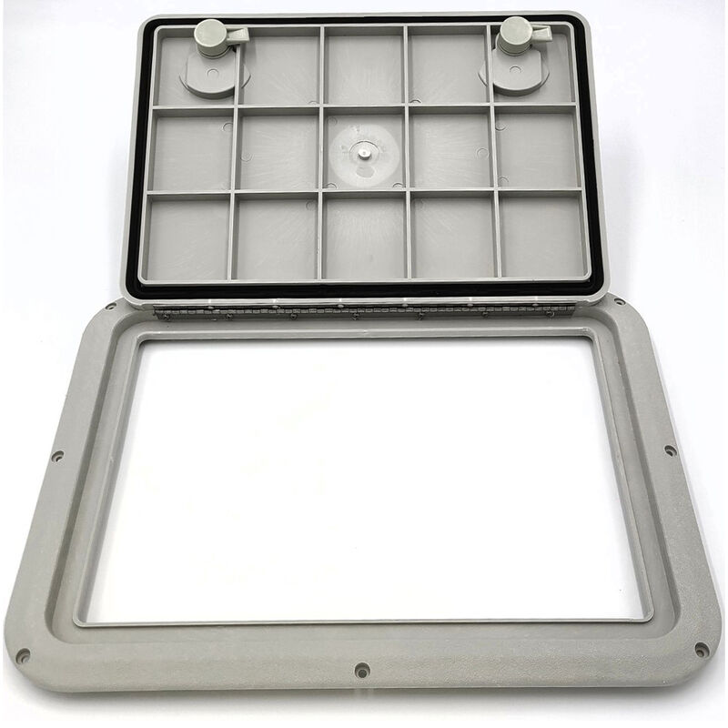 DPI 13" x 17" Flush Series Hatch, Auster Light Gray image number 2