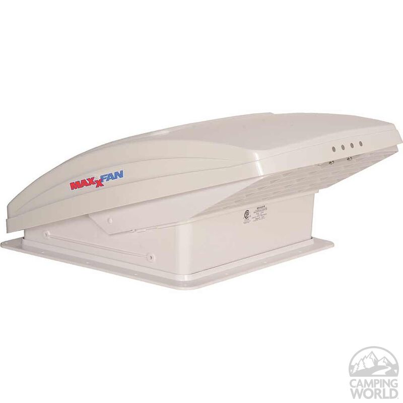 MaxxFan Deluxe Manual-Opening RV Ventilator System, White Lid image number 2