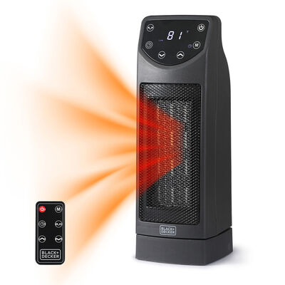 Black+Decker 1500W Oscillating Ceramic Electric Heater