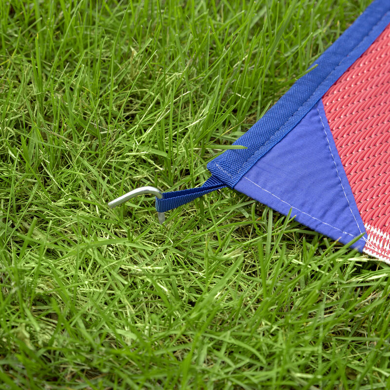 Zinc-Plate Steel Patio Mat Stakes, 6-Pack  image number 2