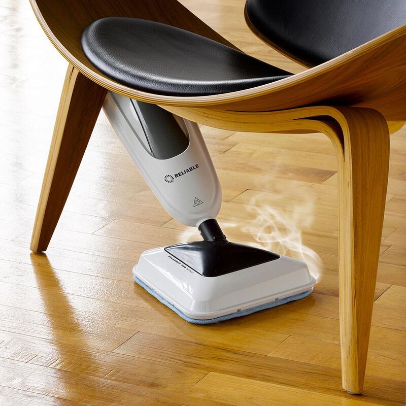 3-in-1 Steam & Scrub Steam Mop with Replaceable Microfiber Pads & Carpet Glide image number 9