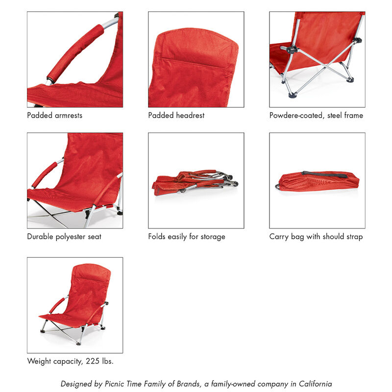 Oniva Tranquility Beach Chair with Carry Bag image number 4