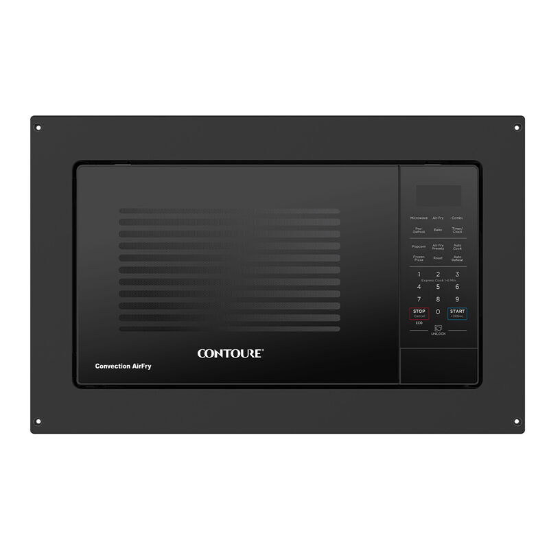 Contoure 0.9 Cu.Ft. Compact Smart Air-Fry & Power Convection Microwave - Black image number 1