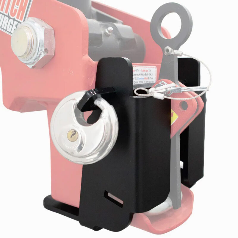 Shocker Hitch Shift Lock Gooseneck Coupler Lock, Padlock Style image number 1