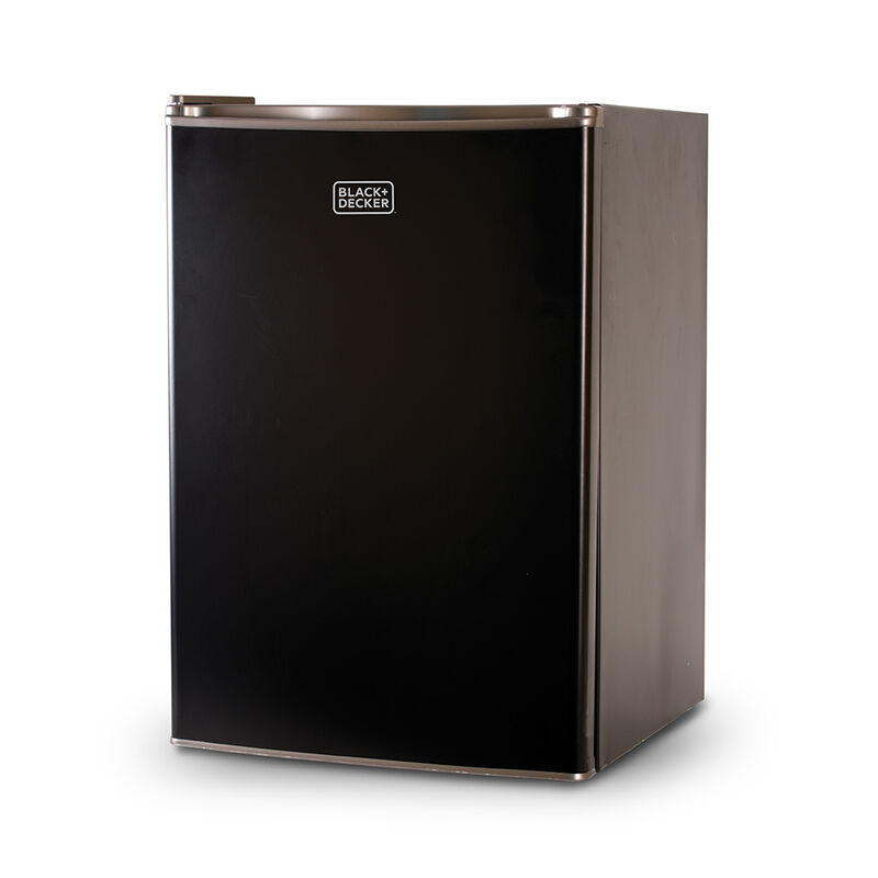 Black+Decker 2.5 cu. ft. Mini Fridge with Freezer, Black image number 1