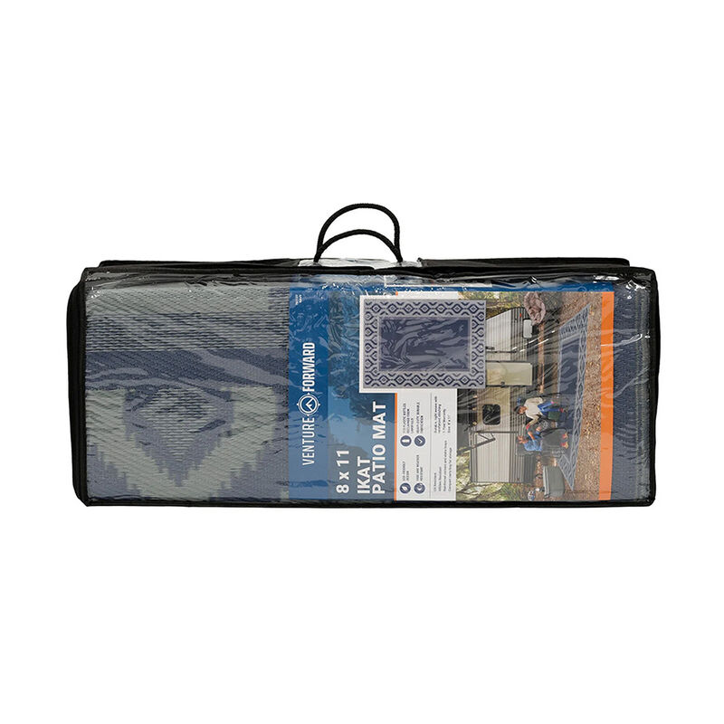Venture Forward Reversible RV Patio Mat w/ Carry Bag, IKAT image number 10