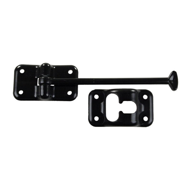 JR Products 6" T-Style Door Holder, Black image number 1