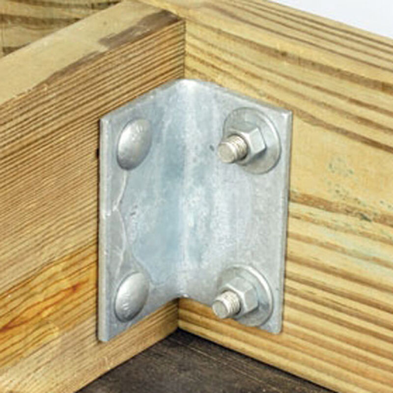 Commercial-Grade 1/4" Floating Dock Hardware - Angle image number 1