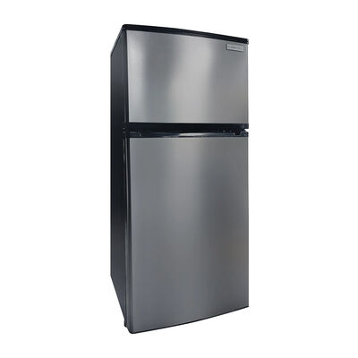 Everchill 4.5 cu. ft. 12V Refrigerator, Right Hand Hinge, Stainless Steel