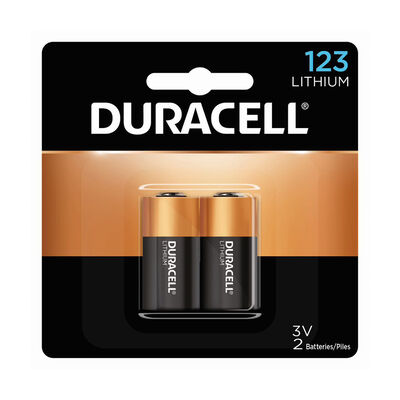 Duracell Ultra Lithium DL123A Batteries, 2-Pack