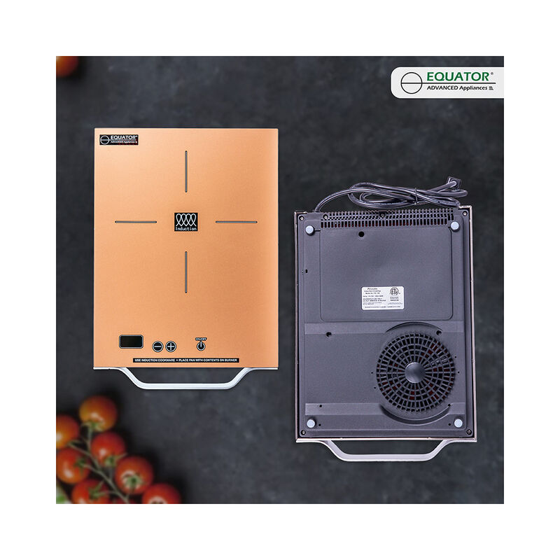 Equator PIC 100 Portable 11" Single-Burner Induction Cooktop with Handle, Copper image number 12