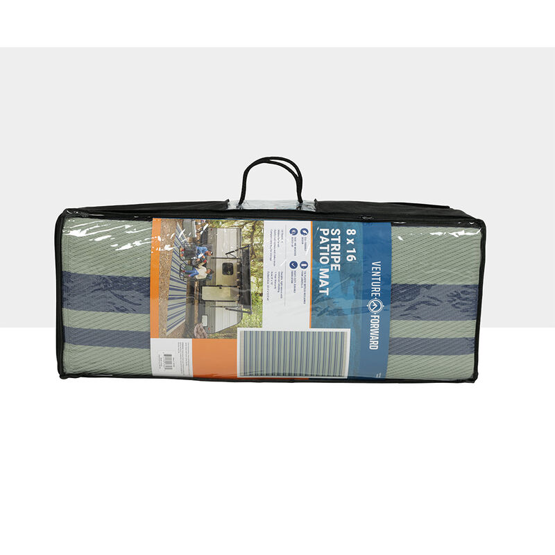 Venture Forward RV Patio Mat w/ Carry Bag, Stripe image number 33