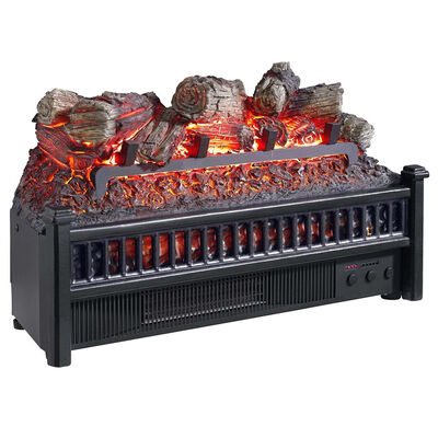 Comfort Glow Electric Log Insert, Heater with Firebox Flame Projection