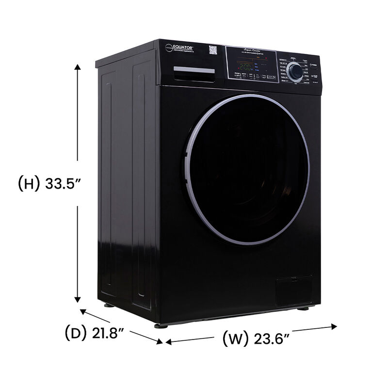 Equator 15-lb. All-in-One Combo Washer Dryer, Black image number 2